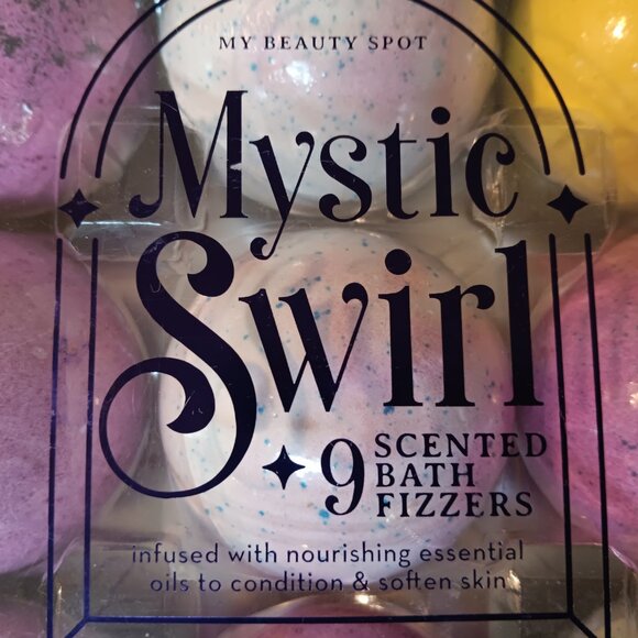 Mystic Swirl Bath Fizzers Box of 9 Assorted NEW! - Picture 4 of 5
